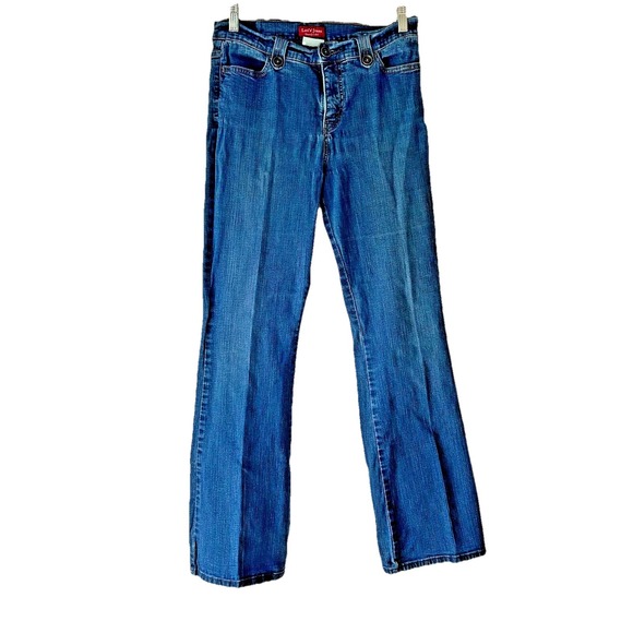 Y2K Levi's Wms Sz‎ 10M (30x31) Boot Cut Medium Wash Jeans Perfectly Slimming - Picture 1 of 8
